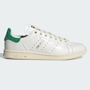 adidas Stan Smith Lux Shoes, Men’s 11.5, white / green
